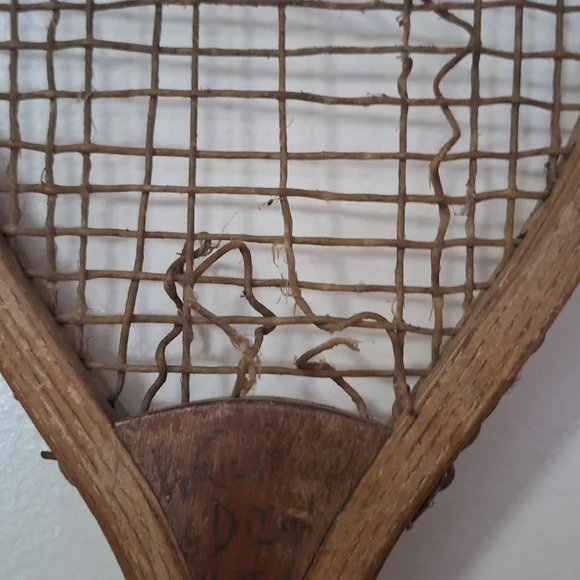 Ultra Rare! Antique Wright & Ditson "Longwood" Wood Tennis Racquet | Boston, MA - Picture 5 of 16